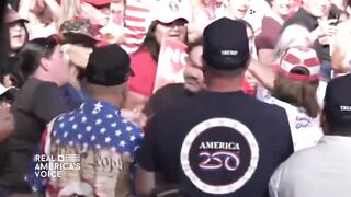 Trump supporters lose their cool and DRAG a heckler out by his hair