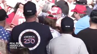 Trump supporters lose their cool and DRAG a heckler out by his hair