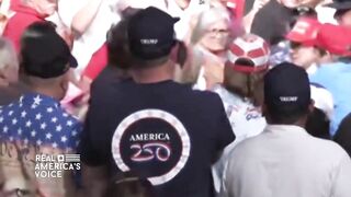 Trump supporters lose their cool and DRAG a heckler out by his hair