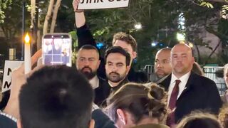 NYC Mayor Zohran Mamdani gets called a “traitor” by anti-Israel activists as he attends vigil for October 7th victims