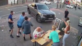 Notorious underworld villain and sons accused of violent clash outside pub amid feud with another family