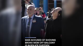 psycho arrested for throwing ex-friend and her infant from 15th-floor Bronx balcony