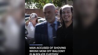 psycho arrested for throwing ex-friend and her infant from 15th-floor Bronx balcony