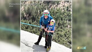 A father who climbed Yosemite’s El Capitan with his 7y old son says someone reported