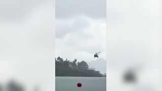 Two feared dead as Helicopter carrying seven people plunges into Lake Atitlan in Guat