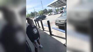 White gas station owner has had enough of them and their antics