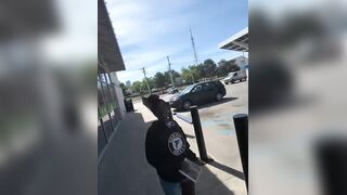 White gas station owner has had enough of them and their antics