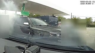 Ohio Officer Deploys Taser After Suspect Rams Cruisers With Stolen SUV