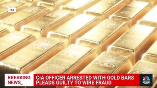 600 pounds of gold bars and $2 million seized from home of CIA officer!