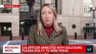 600 pounds of gold bars and $2 million seized from home of CIA officer!