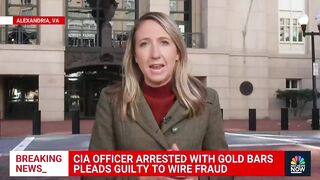 600 pounds of gold bars and $2 million seized from home of CIA officer!