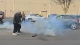ICE officers under attack by Antifa/agitators in Salem, Oregon