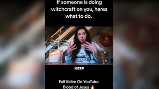 If someone is doing witchcraft on you, here is what to do