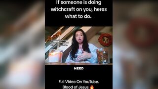 If someone is doing witchcraft on you, here is what to do