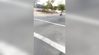 Leftist with bullhorn knocked down by federal SUV in Sacramento