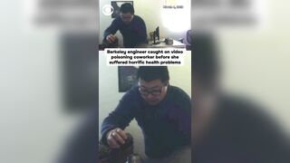 California engineer nearly poisoned to death releases spy-cam of coworker convicted