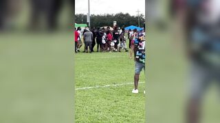 Large Brawl Erupts Between Parents at 8U Football Game in Winter Haven