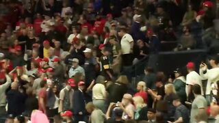 Trump as a protester was removed from his rally: “He's got to go on a diet fast"