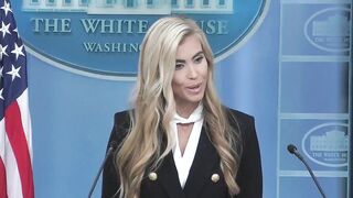 NEW WH Press Sec. Katie Zacharia: "My president, ah, excuse me, my husband."