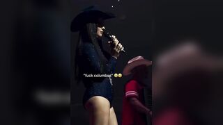 Kacey Musgraves says “F**k Columbus” while branding the explorer a “loser.”