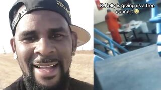 Leaked Videos Shows Pedo R. Kelly Forced to Sing to Other Inmates in Prison (Dude could sing tho)