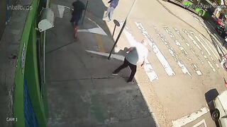 INSTANT Karma: Thief Robs Old Man then Dies almost Instantly (See Description)