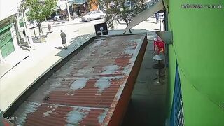 INSTANT Karma: Thief Robs Old Man then Dies almost Instantly (See Description)