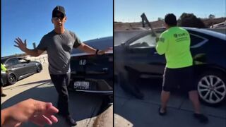 Dude was drunk out of his mind.