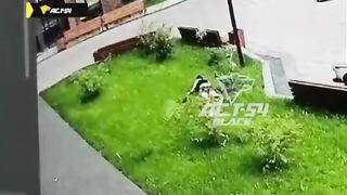 22 Year Old Healthy Russian Girl Bounces on Suicide Attempt landing...and Lives