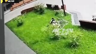 22 Year Old Healthy Russian Girl Bounces on Suicide Attempt landing...and Lives