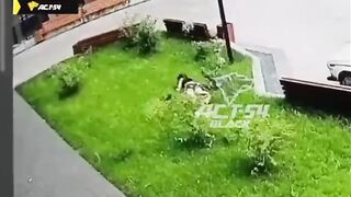 22 Year Old Healthy Russian Girl Bounces on Suicide Attempt landing...and Lives