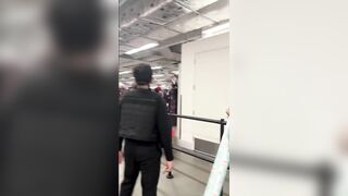 A theft inside Burlington quickly turned into a chaotic confrontation