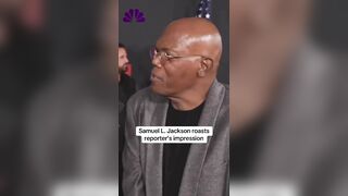 Samuel L. Jackson roast this reporter for trying to do his impression