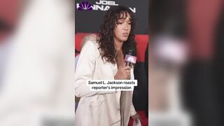 Samuel L. Jackson roast this reporter for trying to do his impression