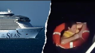 Royal Caribbean Cruise passenger found ALIVE 24 hours after going overboard