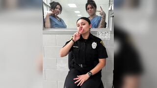 Texas detention deputy has been fired after photos of her posing wiyh jail inmates