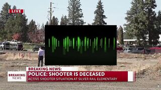 "Looks like the shooter has been neutralized, possibly shot by a father at the school