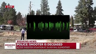 "Looks like the shooter has been neutralized, possibly shot by a father at the school
