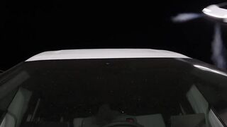 Tesla Roadster Flys and Flips