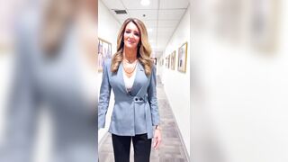 They said the Trump administration isn’t even trying to hide the aliens anymore, and that she walks like she’s new to experiencing our gravity,