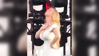 Sign Language Interpreter's Energetic WAP Performance Delights Viewers