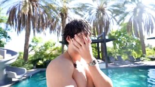 Watch his face at the end, he regrets it instantly