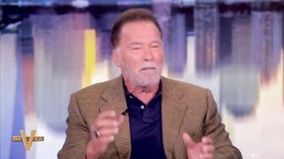 Arnold Schwarzenegger left The View STUNNED.
