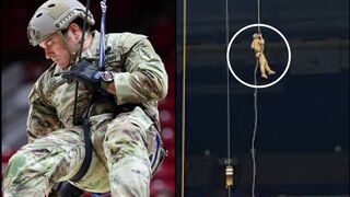 GRAPHIC VIDEO: U.S. MILITARY OFFICER FALLS FROM STADIUM RAFTERS ONTO FIELD