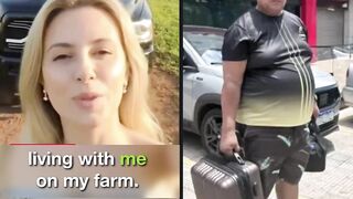 Brazilian man SELLS EVERYTHING HE OWN to meet woman who promises him life on her farm