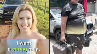 Brazilian man SELLS EVERYTHING HE OWN to meet woman who promises him life on her farm