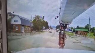 Russia: Grandmother Got Run Over by a Crane