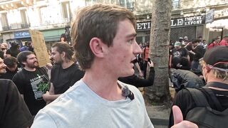 Nick Shirley was on the ground in France and interviewed some of the rioters