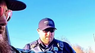 Why did you touch my truck officer?