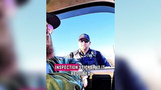Why did you touch my truck officer?